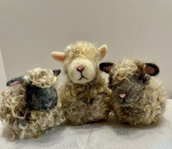 Cotswold Sheep Needle Felting Class