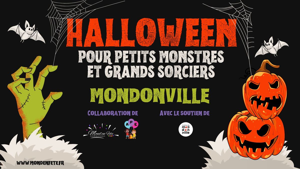 \ud83c\udf83 Halloween \u00e0 Mondonville : Petits monstres et grands sorciers ! \ud83e\udddb\ud83e\udd87