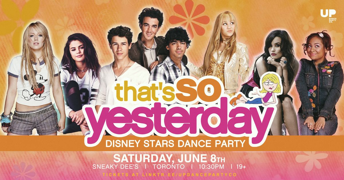 That's So Yesterday: Disney Stars Dance Party at Sneaky Dee's
