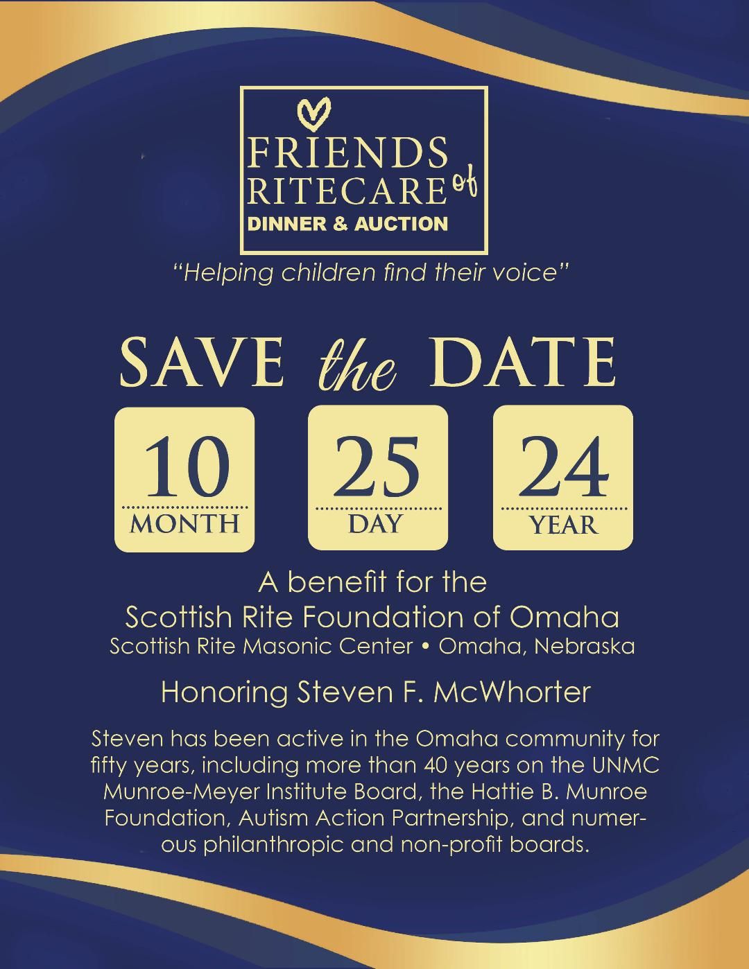 Friends of the Scottish Rite Dinner and Auction