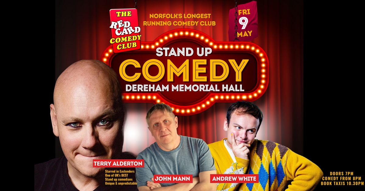 RED CARD Stand Up Comedy @ Dereham Memorial Hall 