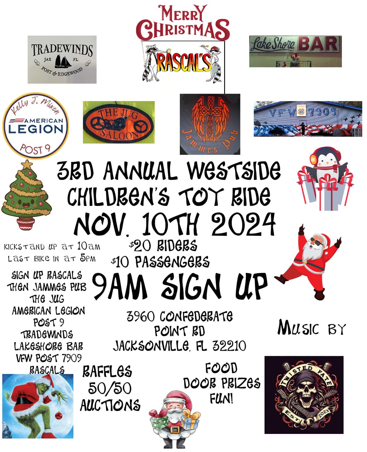 3rd Annual Westside Toy Run 