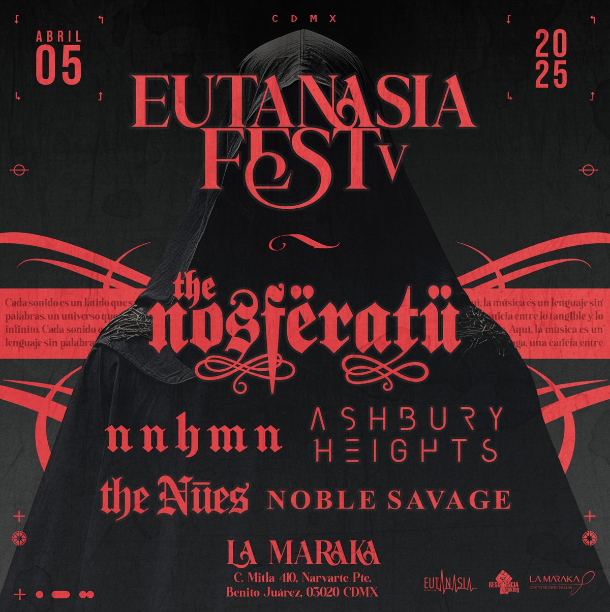 Eutanasia Fest V, CDMX