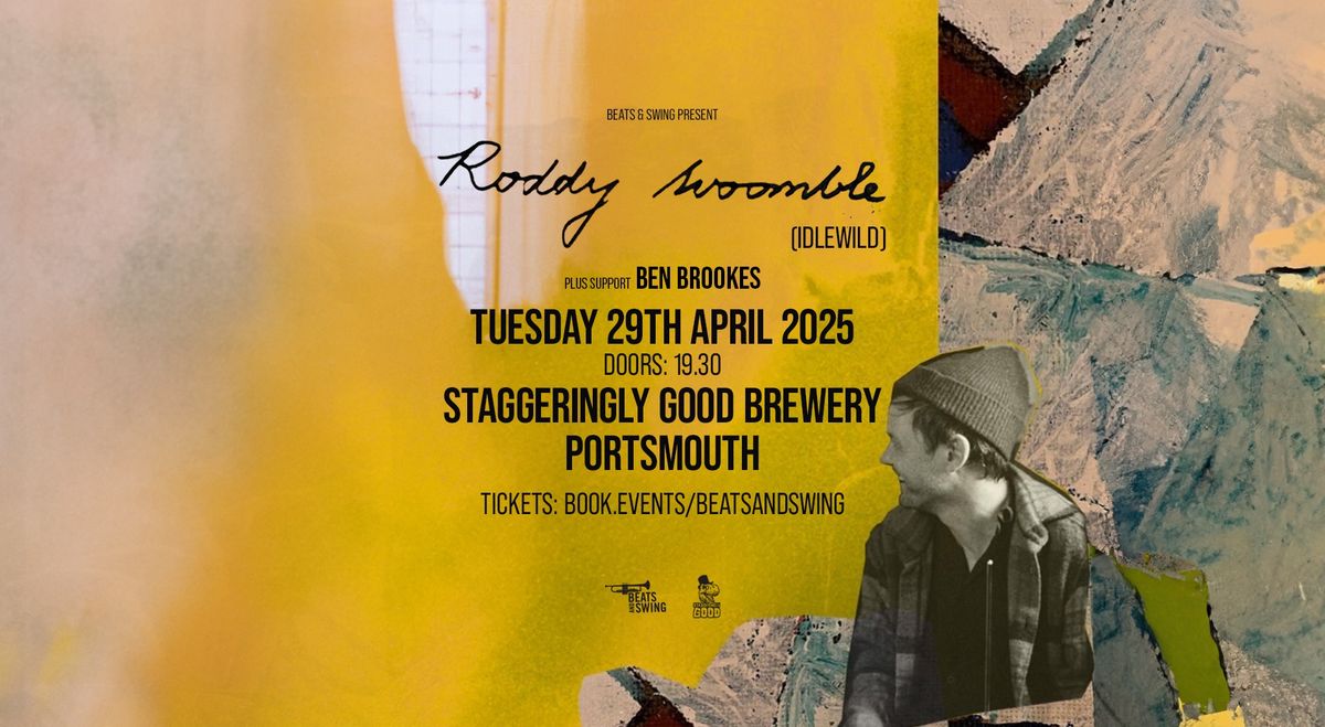 Beats & Swing present Roddy Woomble (Idlewild)