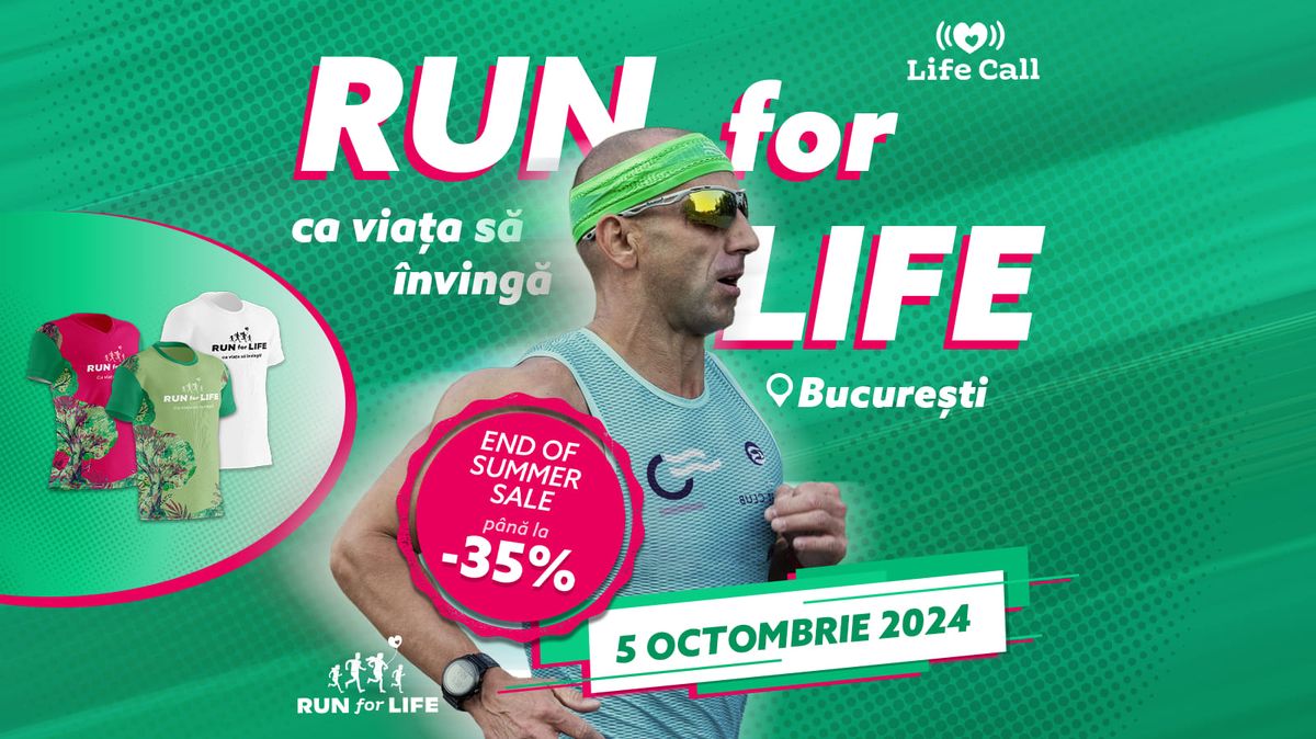 Run for Life - ca via\u021ba s\u0103 \u00eenving\u0103  \ud83c\udfc3\u200d\u2640\ufe0f\ud83c\udfc3\ud83c\udffb\u200d\u2642\ufe0f - edi\u021bia a III-a, cros caritabil 