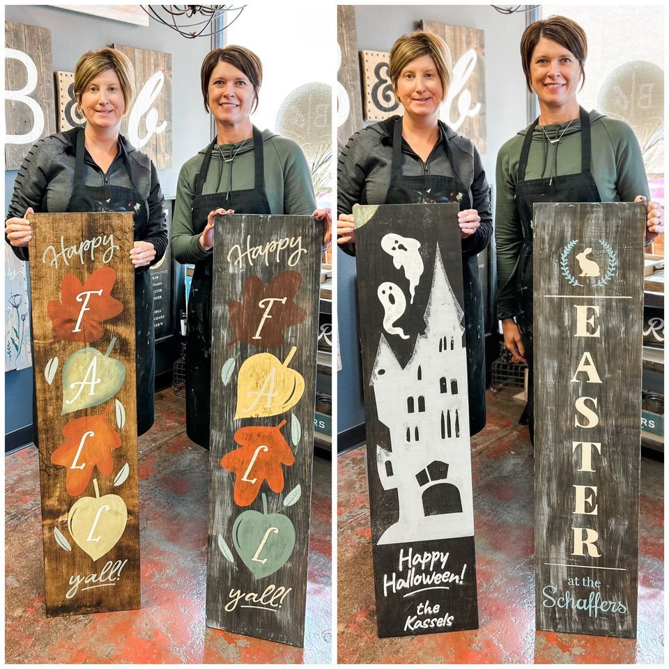 Double-Sided Porch Sign Workshop