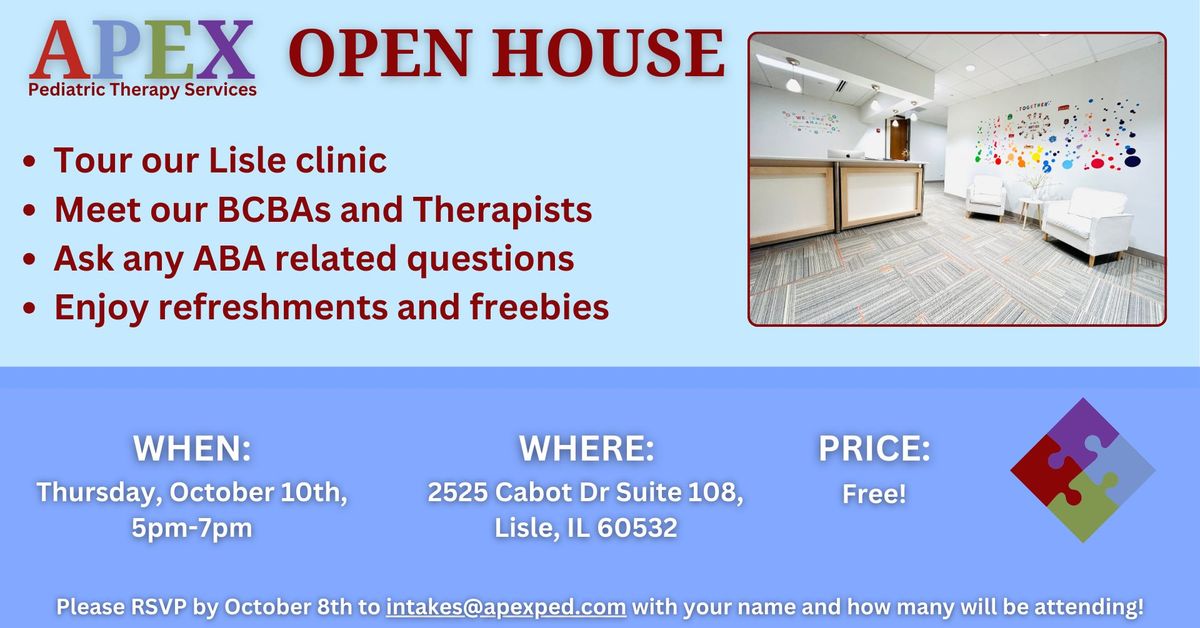 Apex Pediatric Lisle Open House