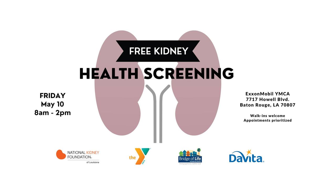 Free Kidney Health Screening