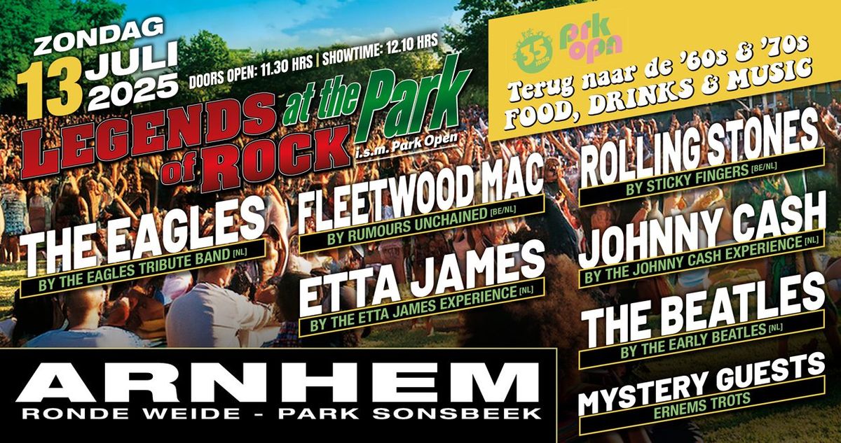 LEGENDS of ROCK at the Park | Festivalterrein Ronde Weide op Park Sonsbeek in Arnhem