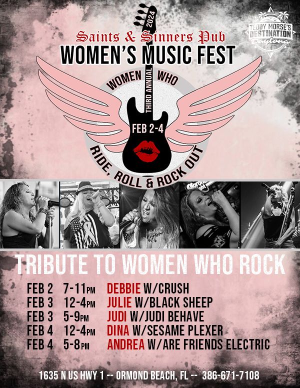 3rd Annual Women's Music Fest - A 3-Day Tribute to Women Who Rock!