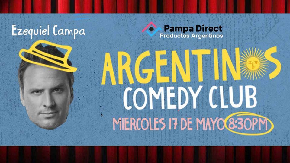 #Miami Ezequiel Campa y Nati de los Santos en ARGENTINOS COMEDY CLUB - Mi\u00e9rcoles 17 de Mayo 8:30 PM