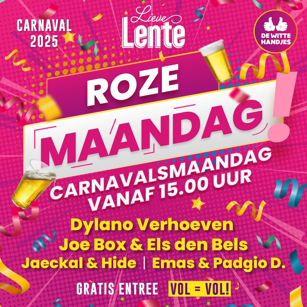 Roze maandag carnaval 