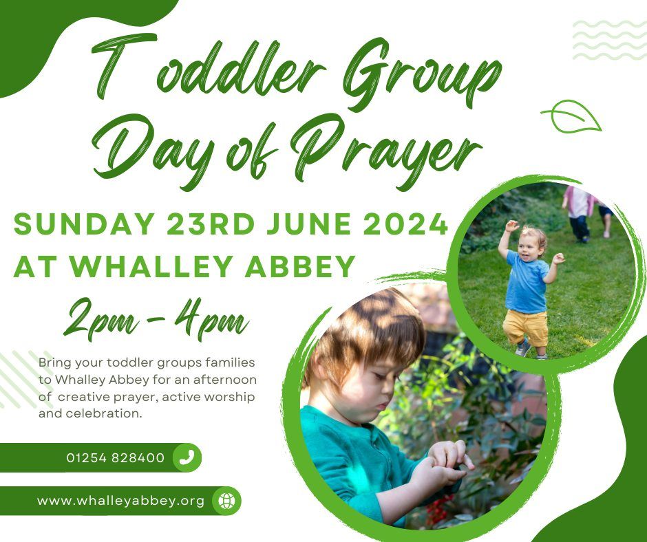 An afternoon for families with toddlers, learning to pray together