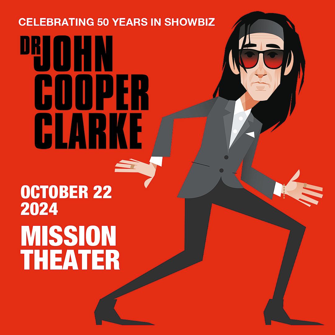 John Cooper Clarke at the Mission Theater