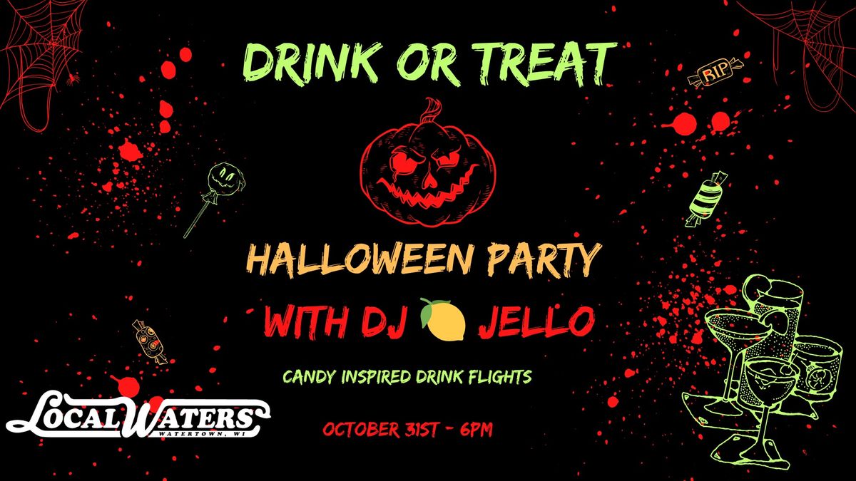 Drink or Treat - Candy Inspired Drink Flights with DJ \ud83c\udf4b Jello