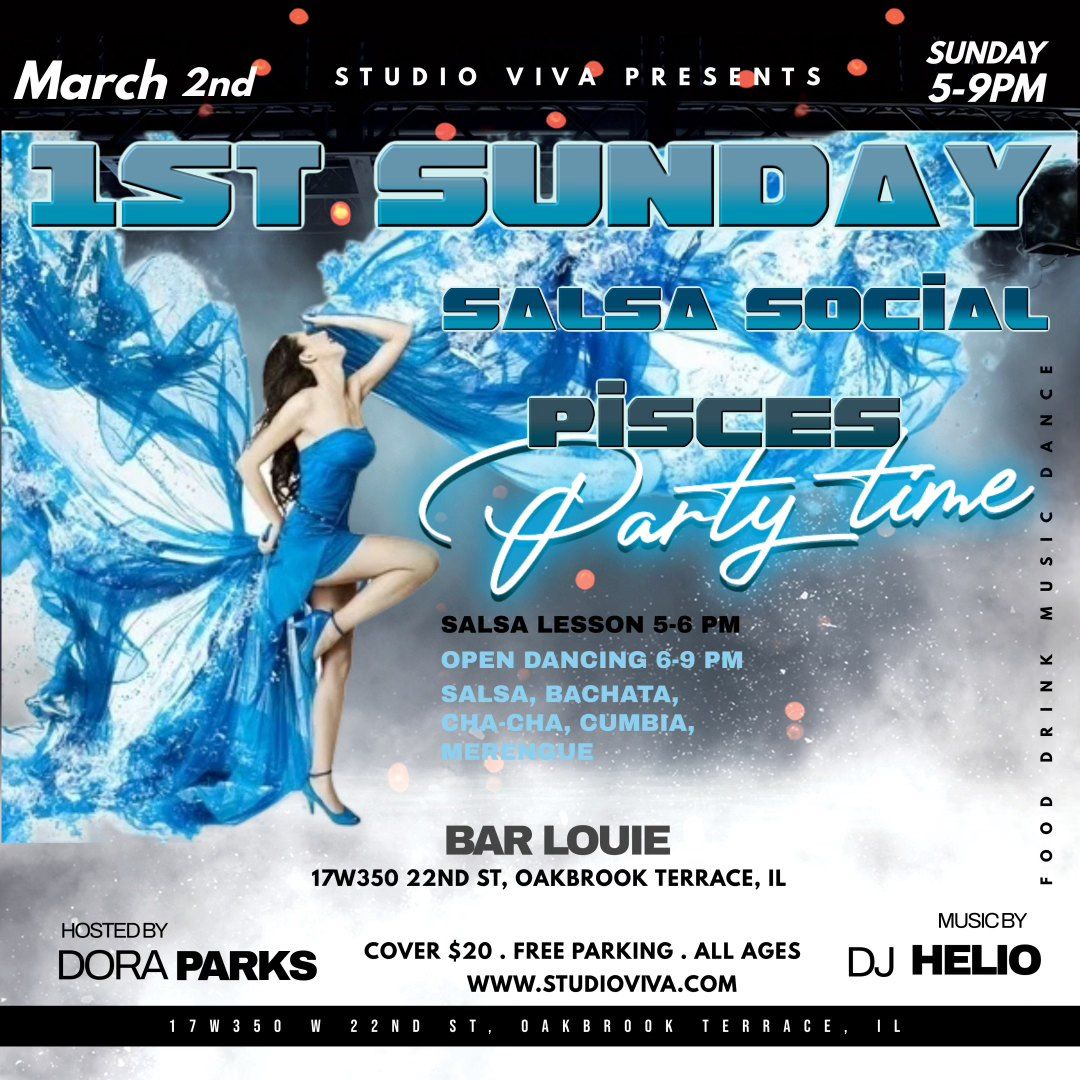 1st Sunday Salsa Social - Pisces Party