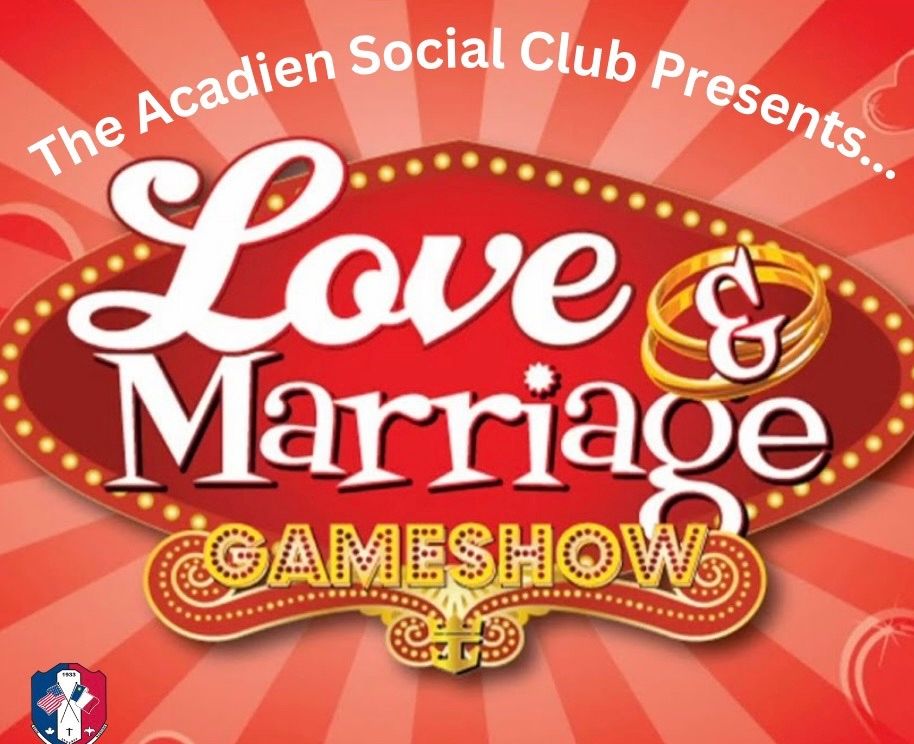 Game Show Night - Love & Marriage 