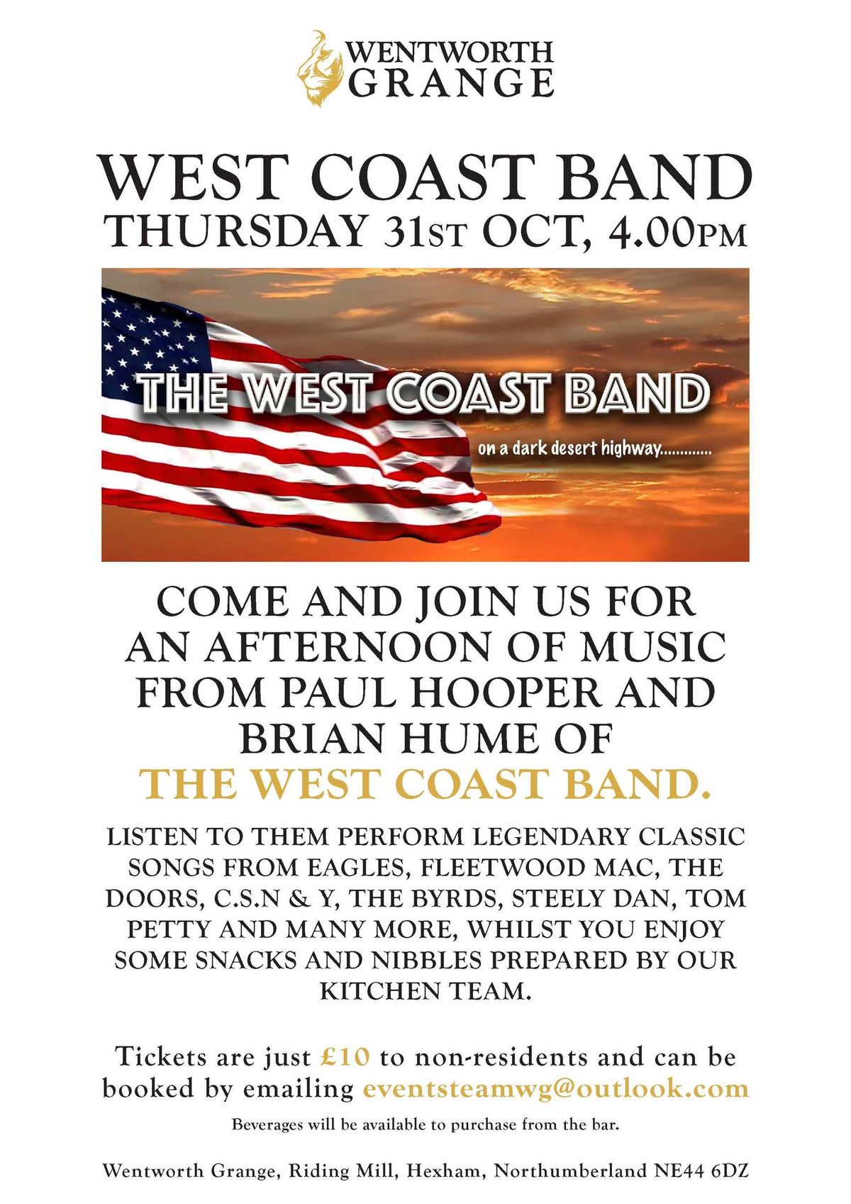 Live music from The West Coast Band