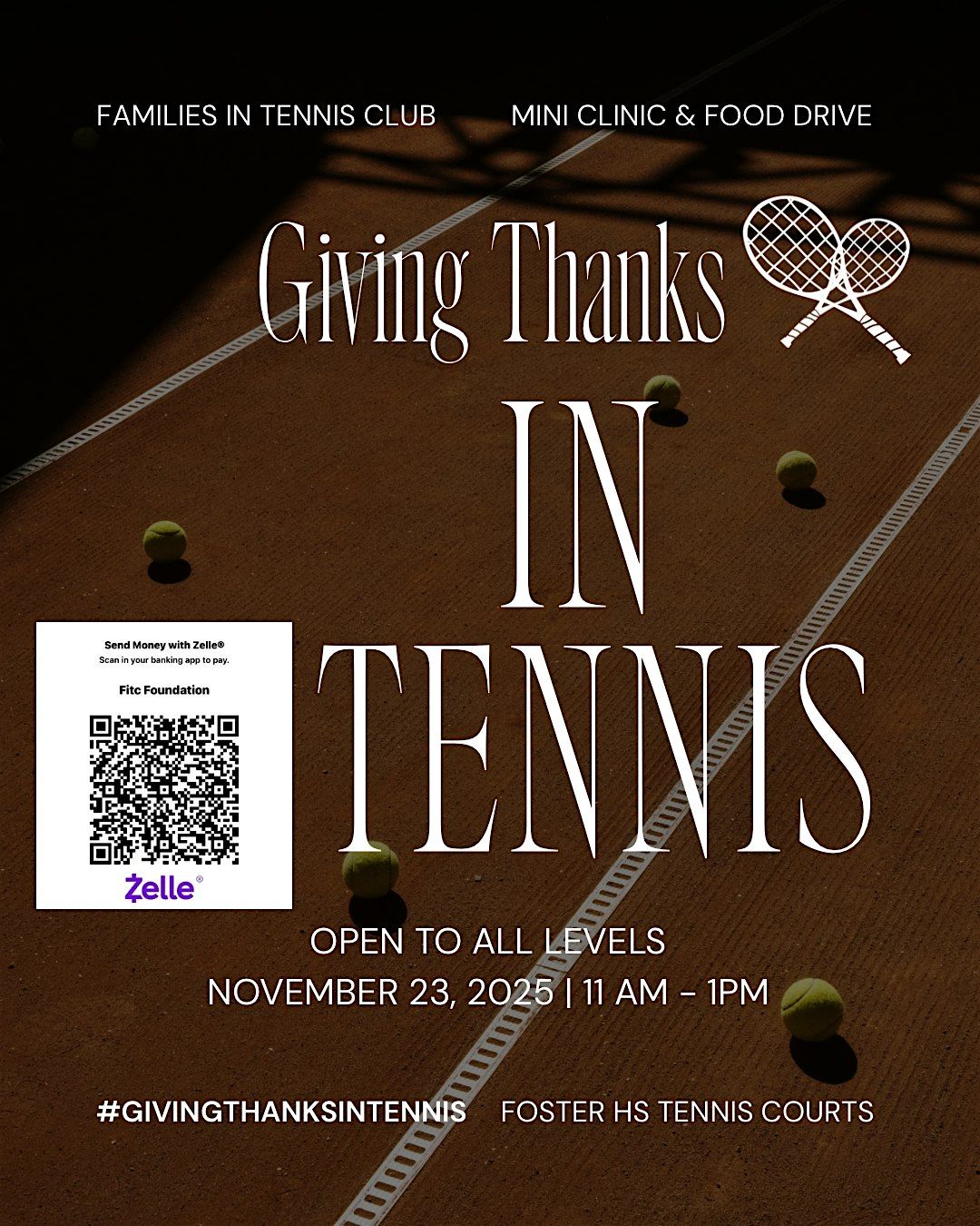 Giving Thanks in Tennis