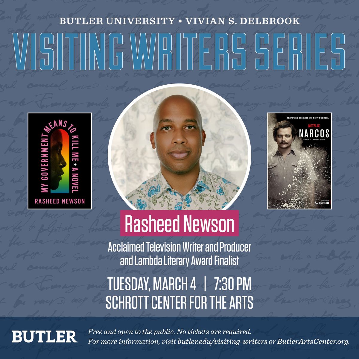 Rasheed Newson - Visiting Writers Series Reading