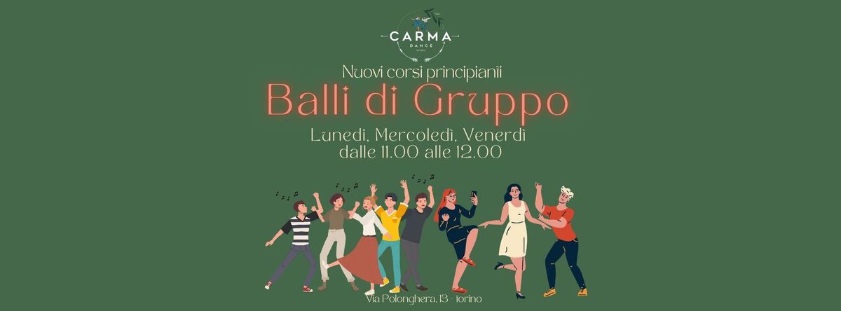 BALLI di GRUPPO - Nuovo corso principianti 