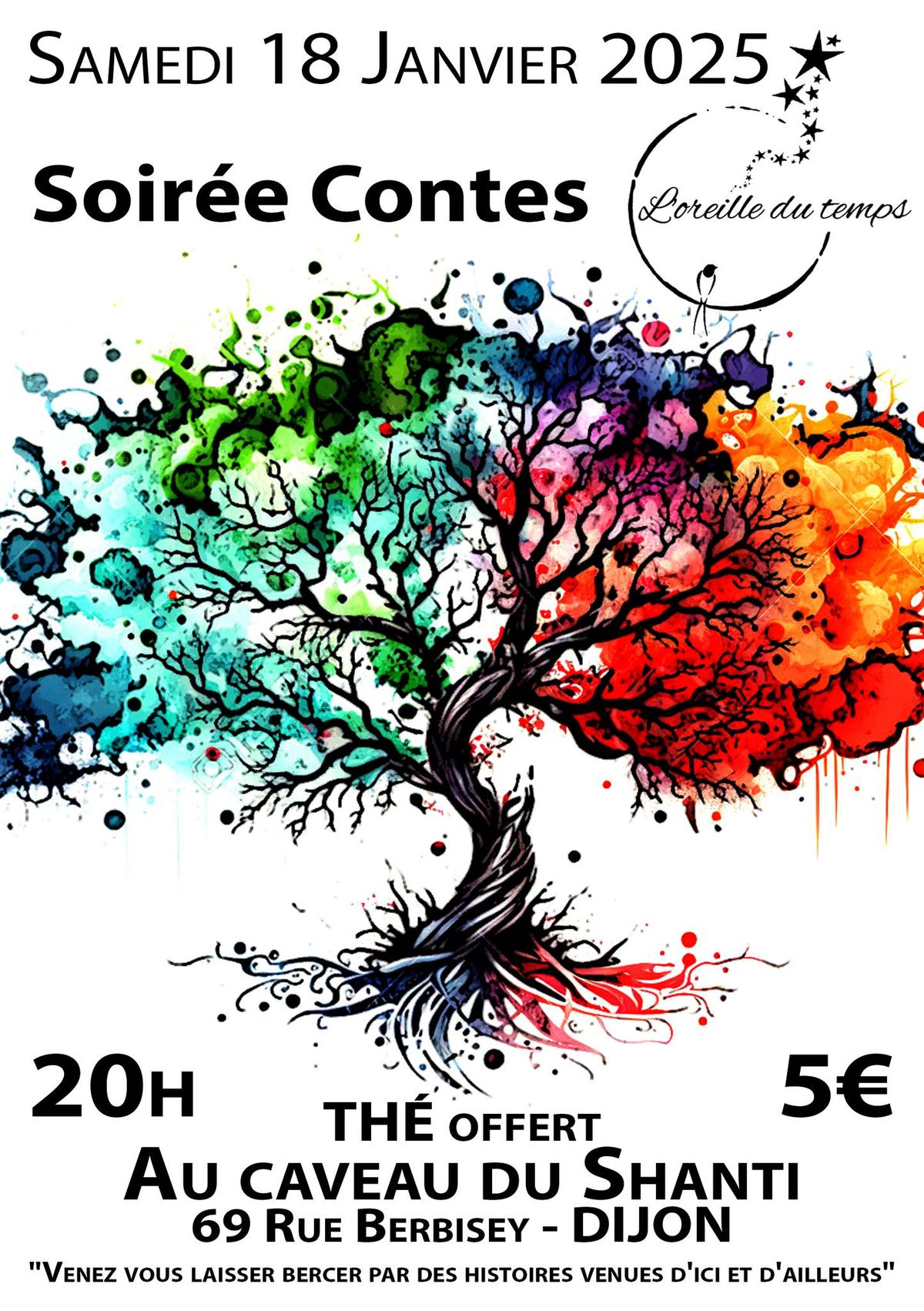 18\/01 - Soir\u00e9e Contes au Shanti 