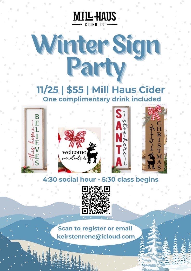 Winter Sign Party