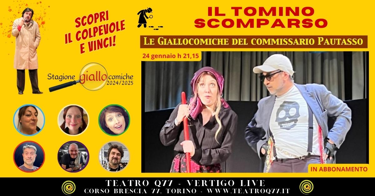 IL TOMINO SCOMPARSO- Le giallocomiche