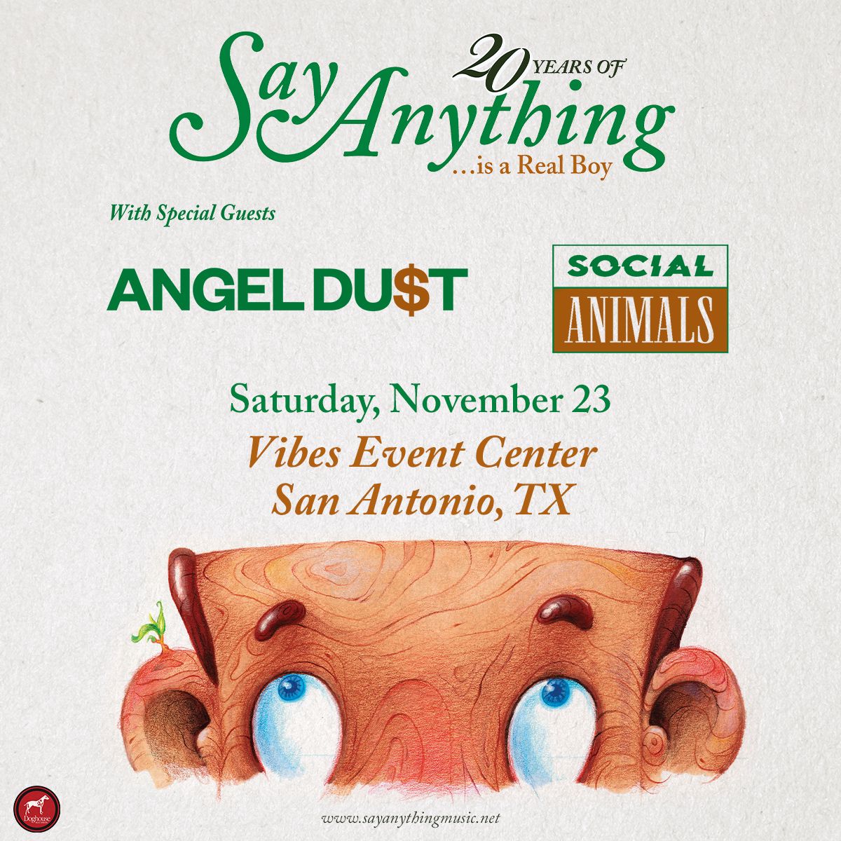 Say Anything: Is a Real Boy 20th Anniversary Tour 