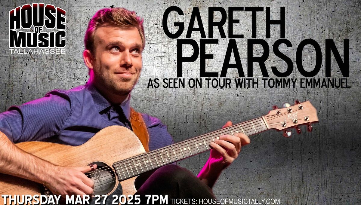 Gareth Pearson Returns to Tallahassee!