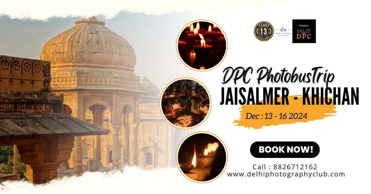 DPC Photobus Trip to Jaisalmer & Khichan