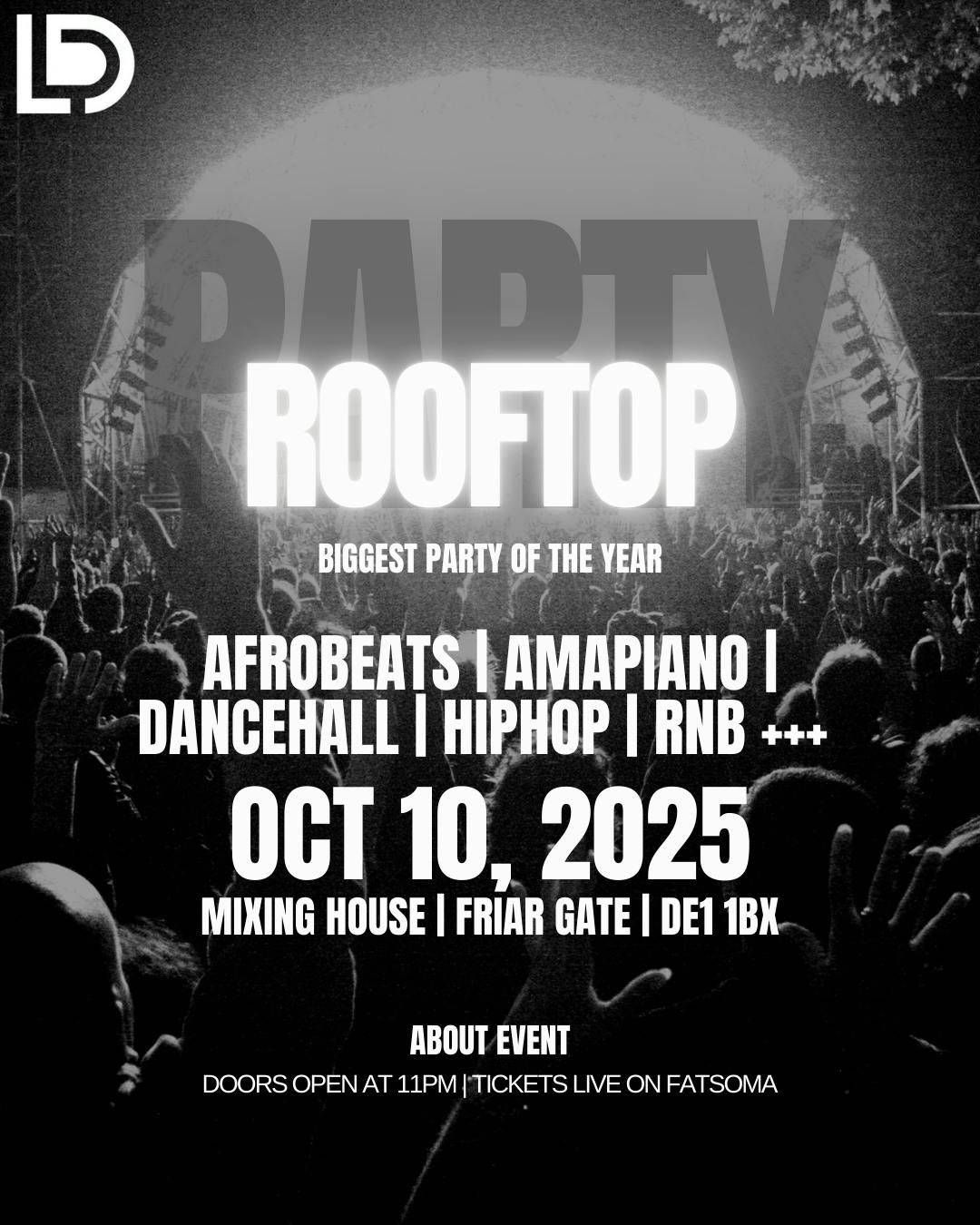 Derbys Biggest Rooftop Party