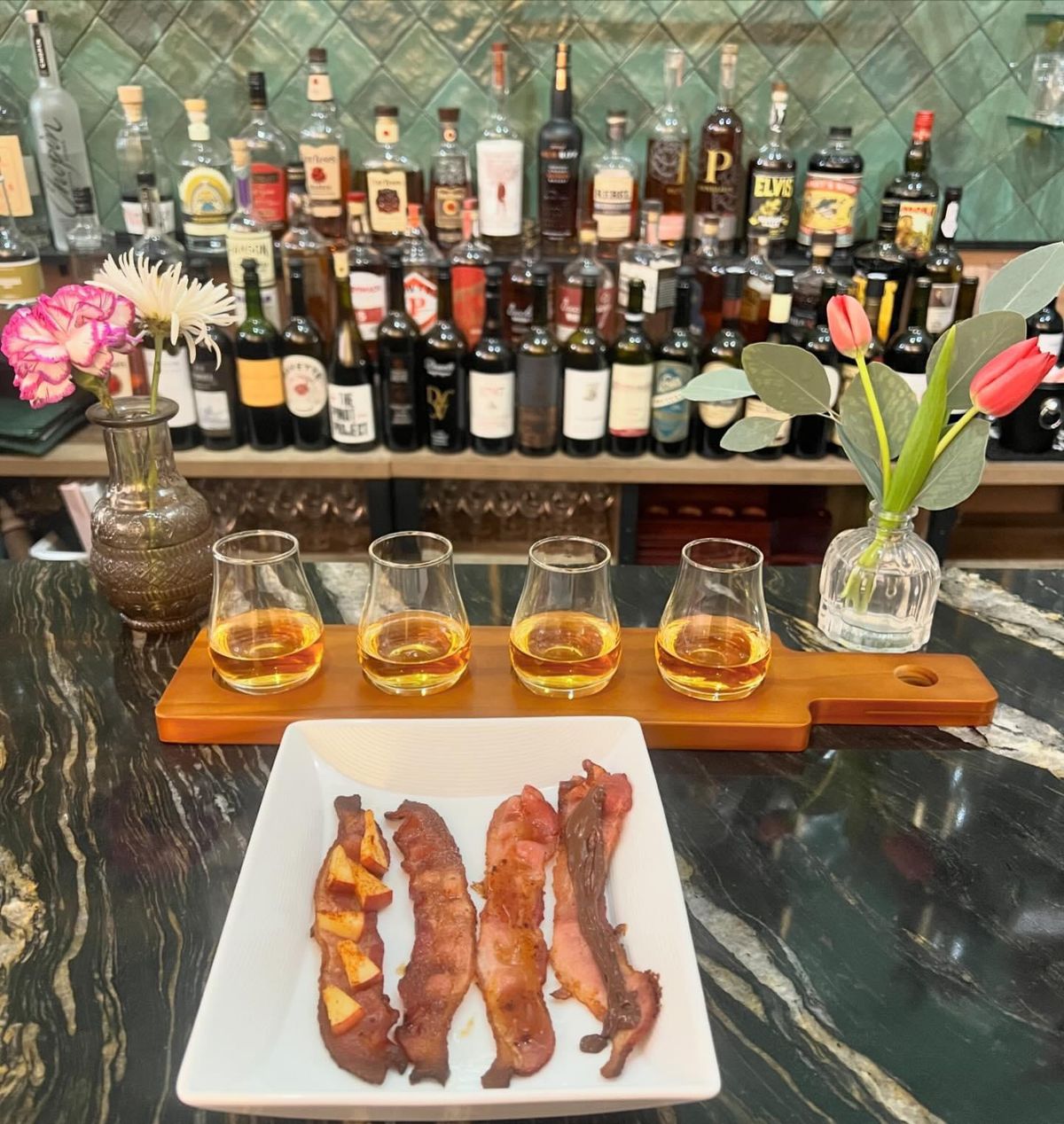 Bourbon and Bacon Tasting