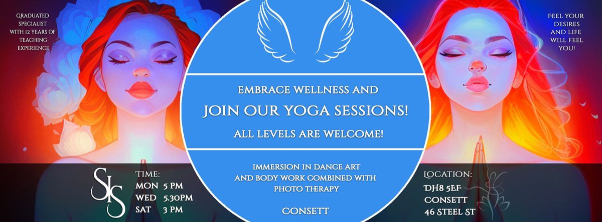 \ud83c\udf3a Embrace Wellness and Join Our Yoga Sessions! All levels are welcome! \ud83c\udf3a