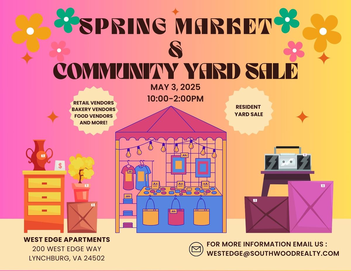 SPRING MARKET & COMMUNITY YARD SALE