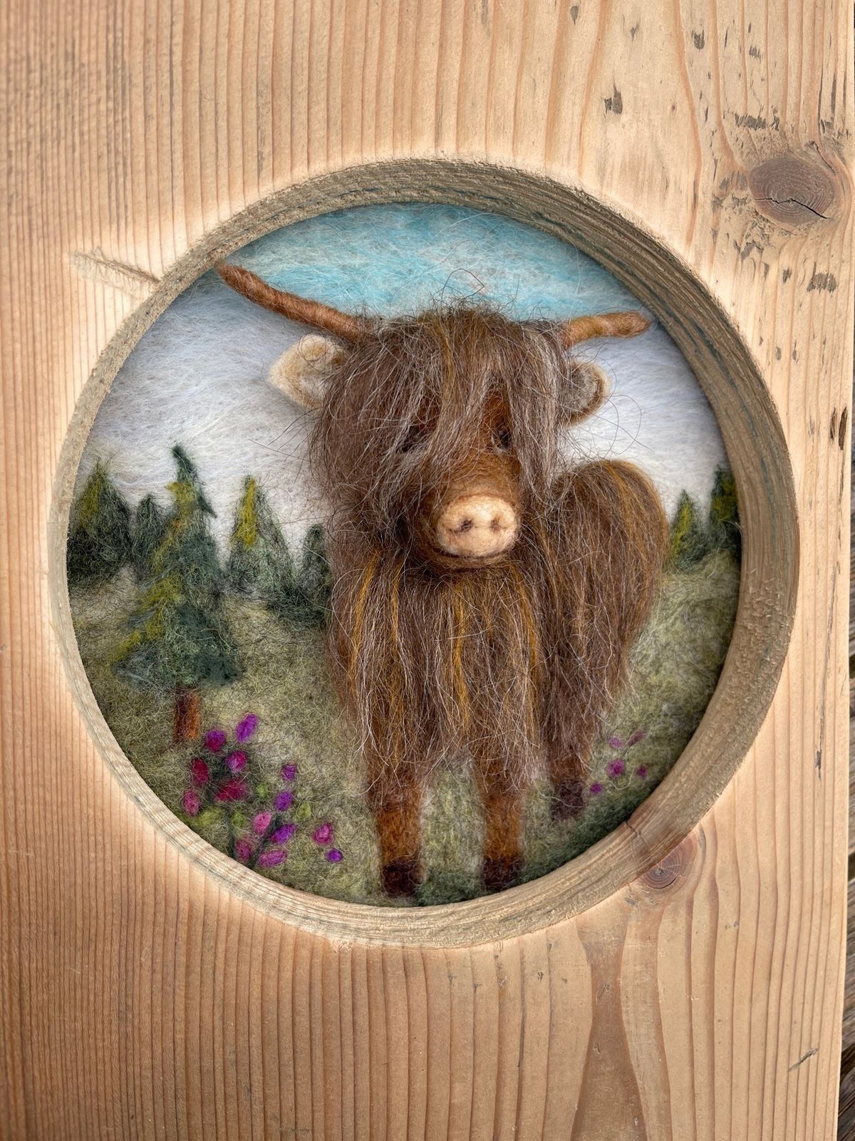 Highland Cow Felting Workshop