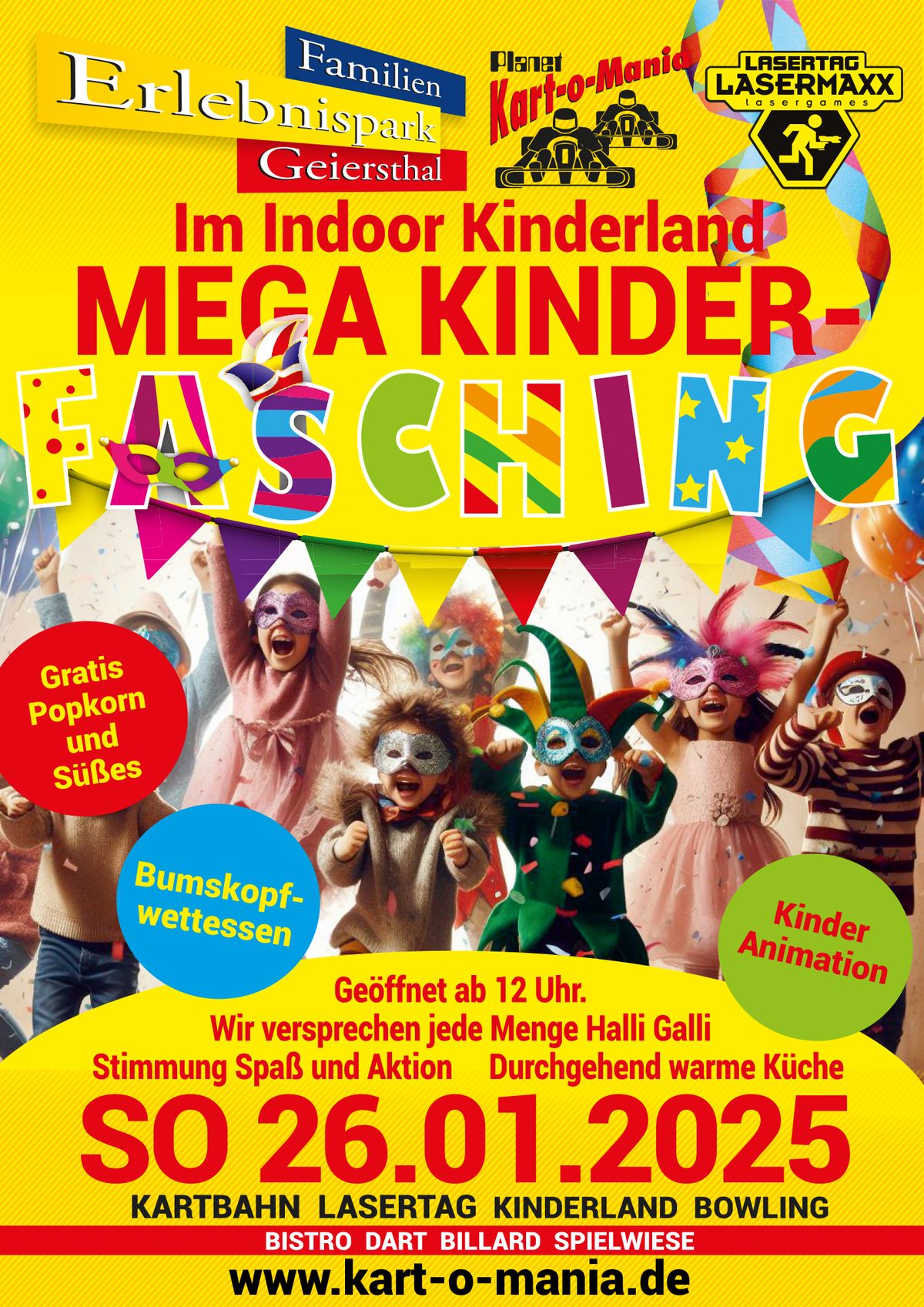 \ud83c\udf8a Kinderfasching Im Indoor Kinderland \ud83c\udf8a