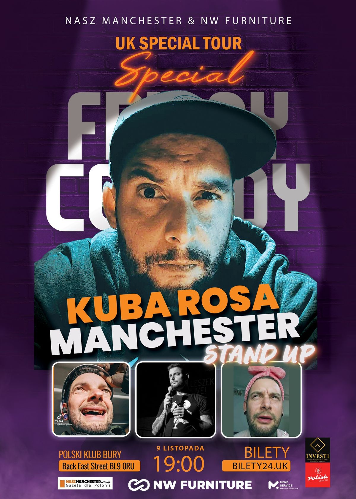 Kuba Rosa Standup - Manchester