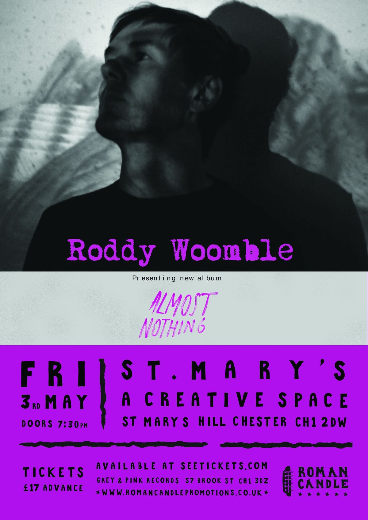 Roman Candle Presents Roddy Woomble & Almost Nothing