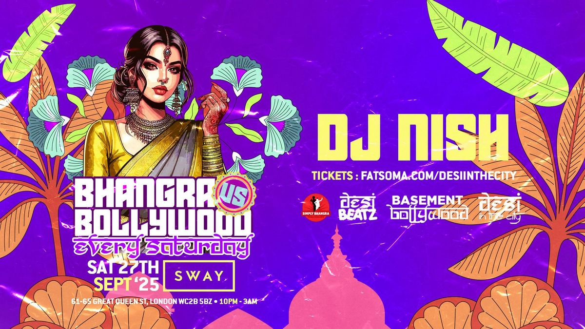 BHANGRA VS BOLLYWOOD | 27.09.25 | Every Sat! | Sway Bar
