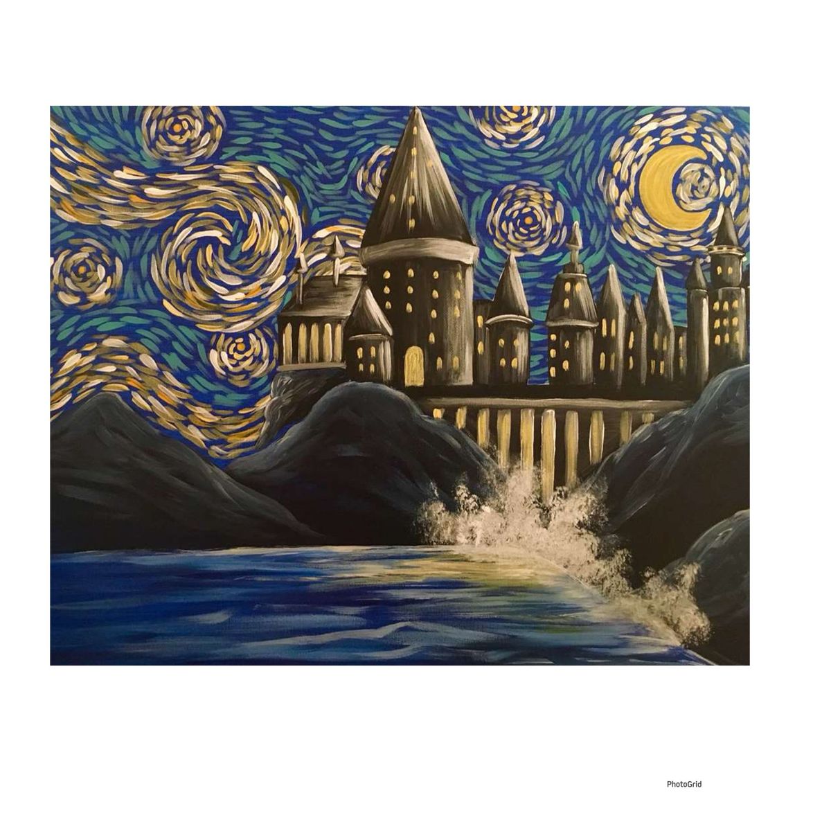 WIZARDS CASTLE PAINTING 