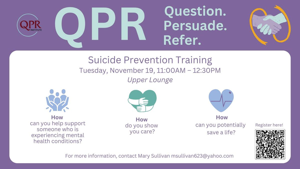 QPR Suicide Prevention Training