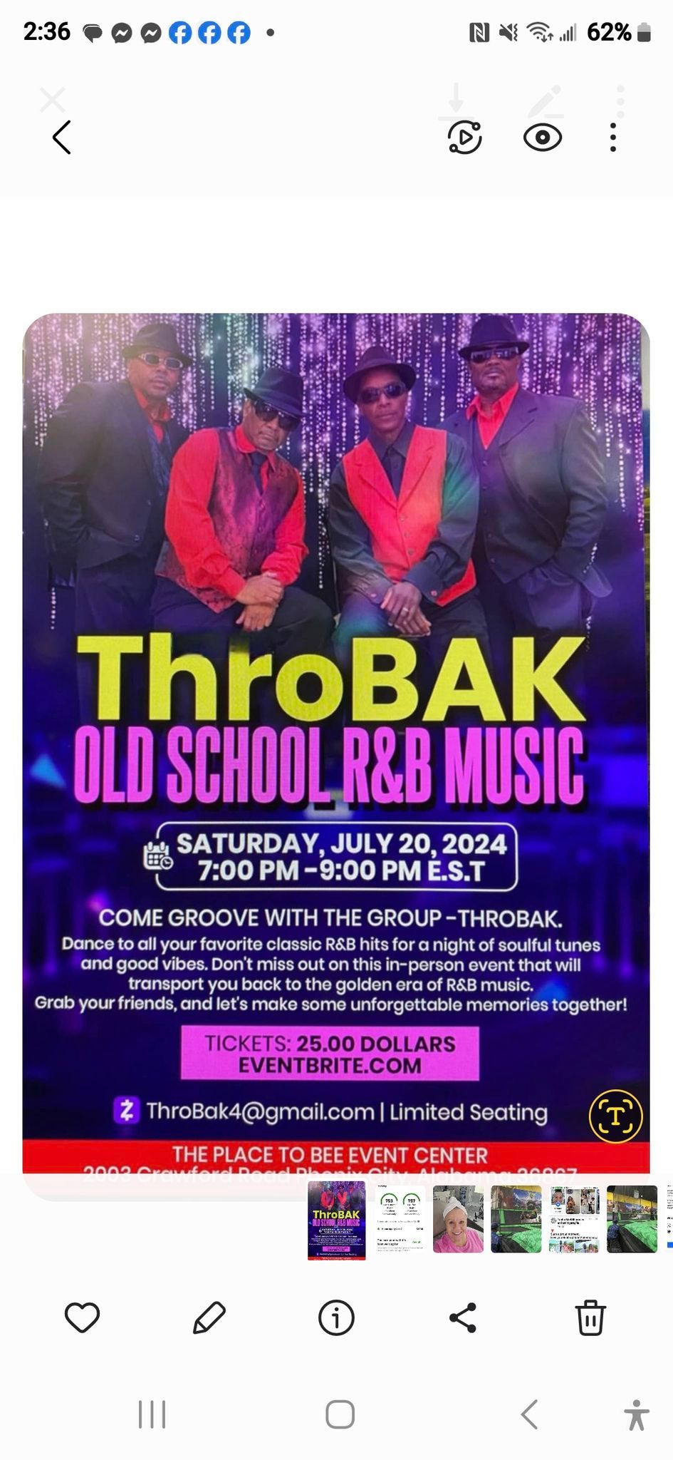ThroBak: Old School Music Night