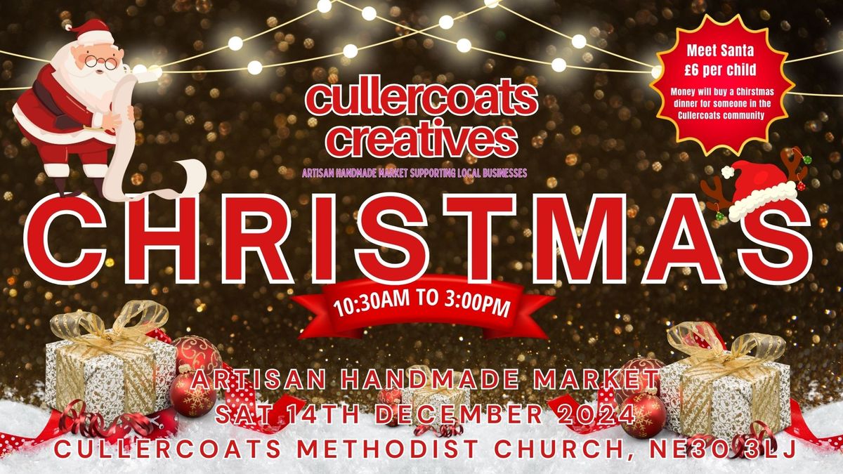 Cullercoats Creatives | Sat 14th Dec | Santa at the Christmas Artisan Indoor Market