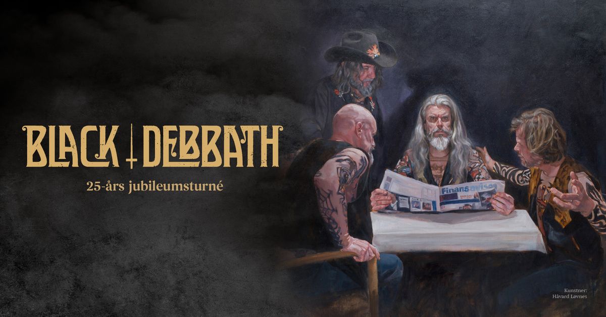 Black Debbath \u2013 25-\u00e5rs jubileumsturn\u00e9 + support: Rosa Faenskap + SYMRE \/\/ Rockefeller