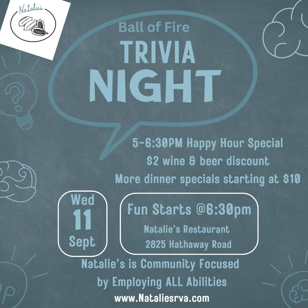 Trivia fun by Balls of Fire Entertainment