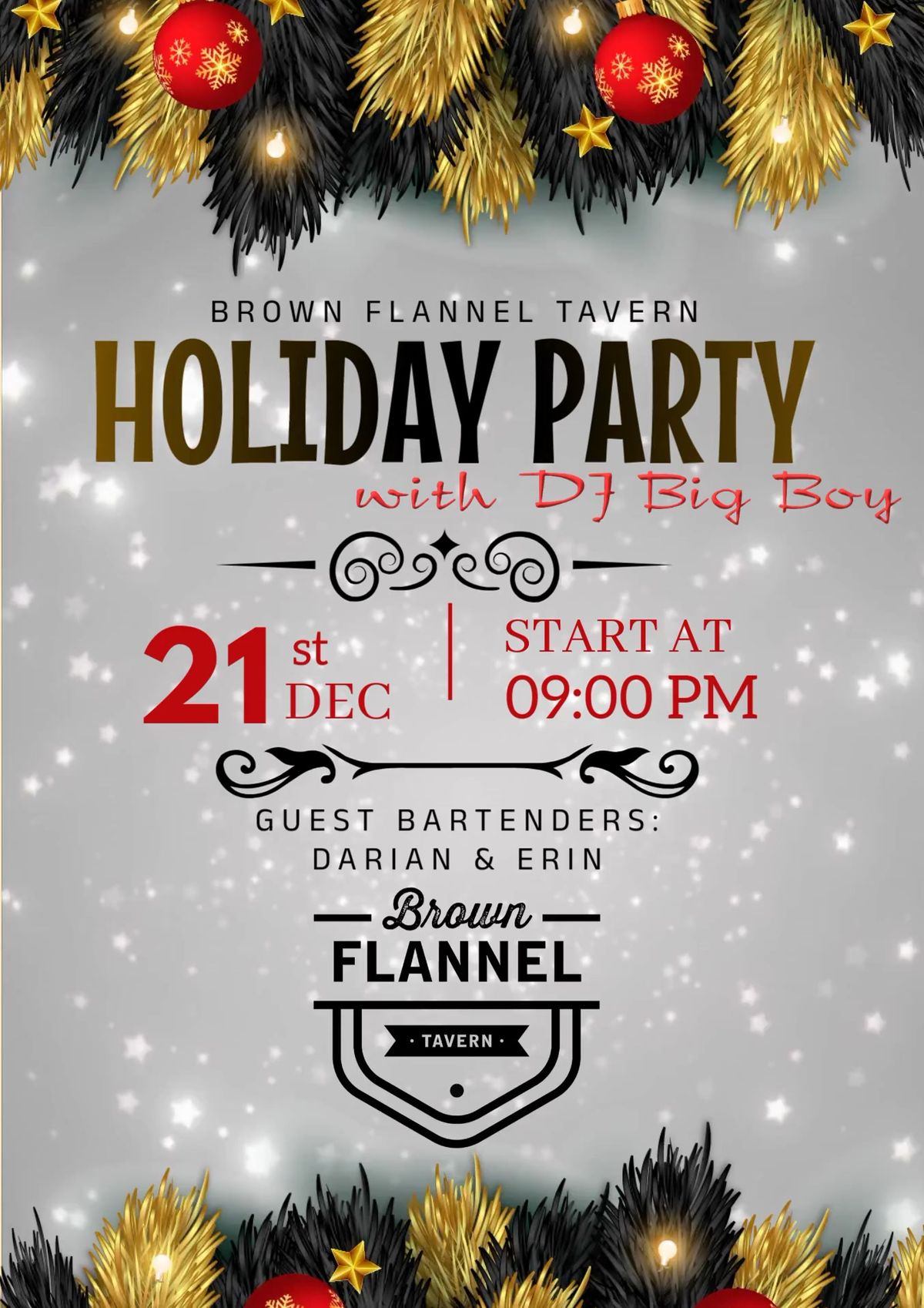 Brown Flannel Holiday Party - 2024