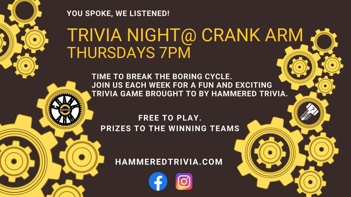 Hammered Trivia at Crank Arm 