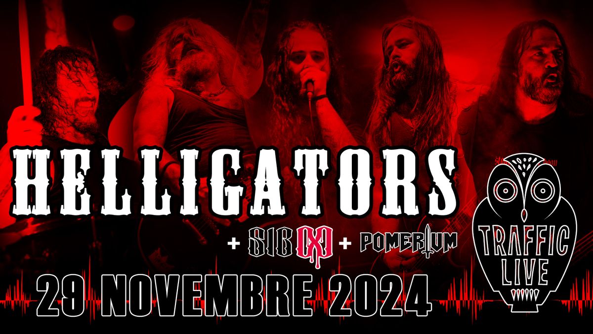 HELLIGATORS + Sign In Blood + Pomerium live @ Traffic