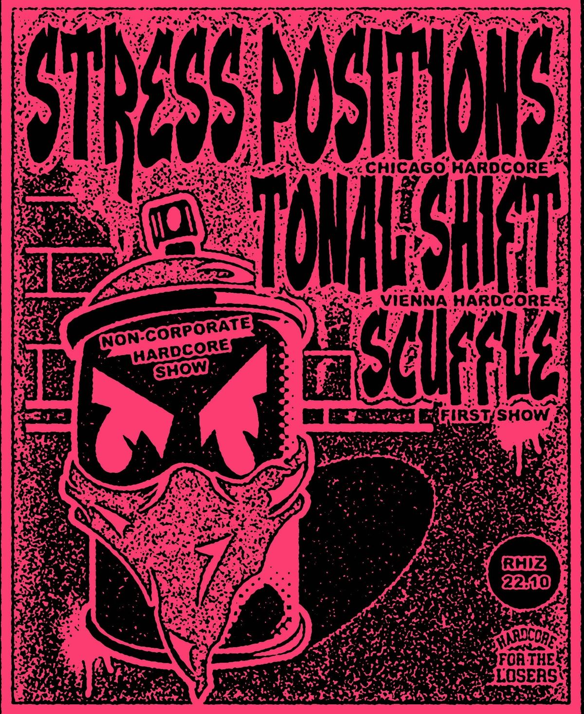 STRESS POSITIONS (US) + TONAL SHIFT + SCUFFLE 